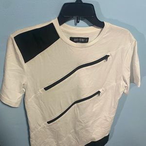 White and Black Shirt